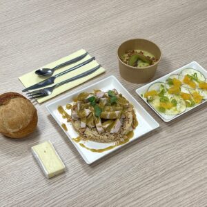 Plateau repas gourmand Menu 3 - "L'Onctueux"
