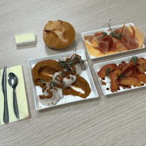 Plateau repas gourmand Menu 3 - "L'Onctueux"